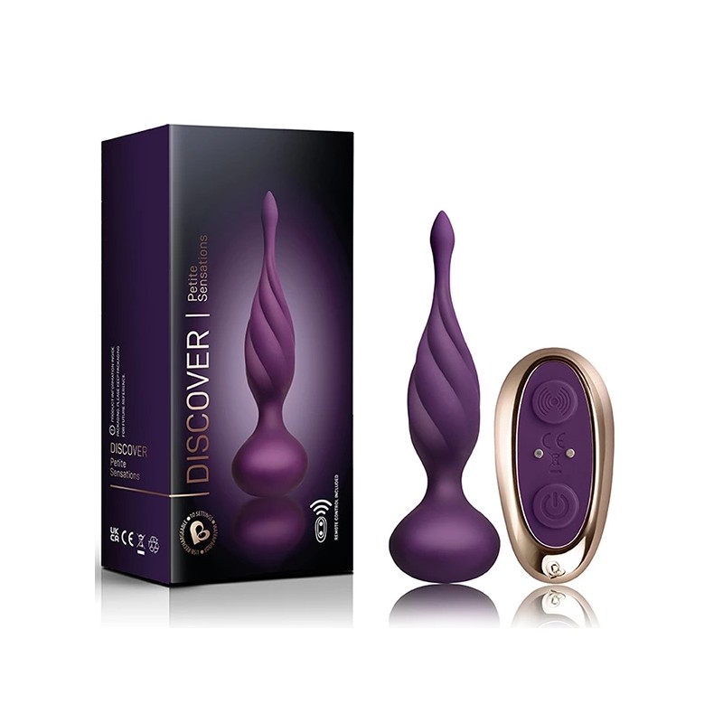 Plug analny wibrujący - Rocks-Off Petite Sensations Discover Purple